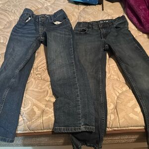 Wonder nation size 8 Jeans relaxed and straight jeans two for $12